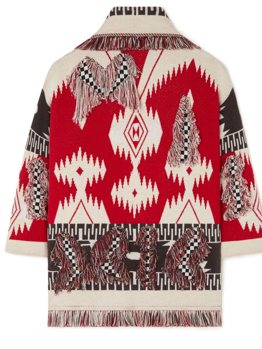 Affordable Alanui Racing Women Icon cardigan wool 0813